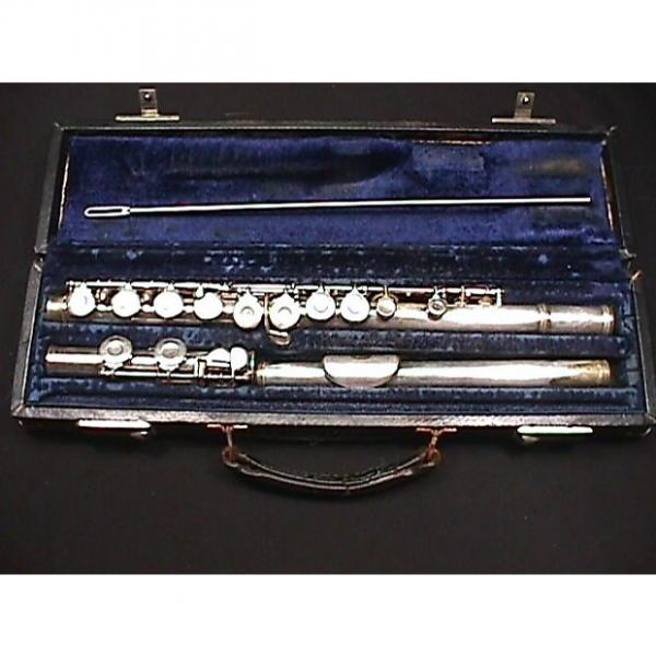 Custom Armstrong Silver Platted Flute Model 104 in it's Original Case &amp; Ready to Play as-is #1 image