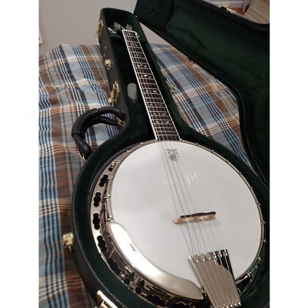 Custom Deering Maple blossum Six String Guitar Banjo 2016 Dark Walnut Curly Maple #1 image