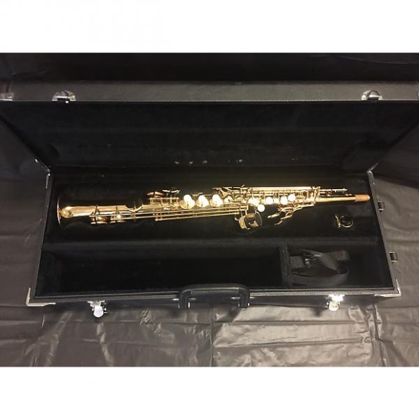 Custom Jupiter JPS-547 Soprano Saxophone C. 2000 Honey Gold #1 image
