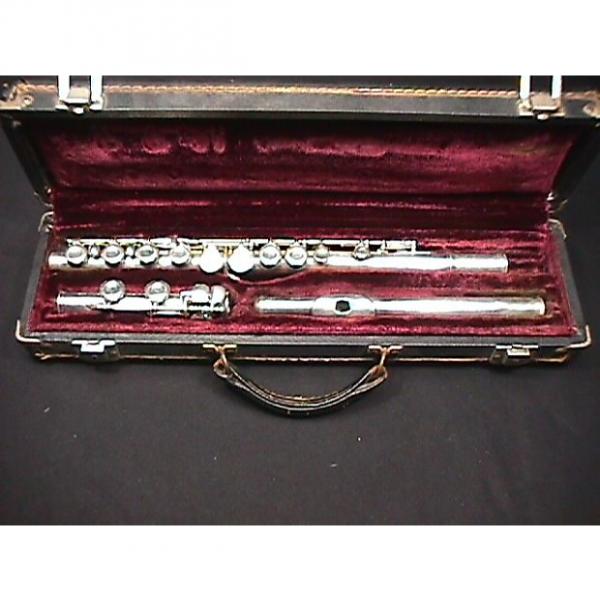 Custom W.T. Armstrong  Silver Platted Flute  in Original Case &amp; Ready to Play Script Signed Mouthpiece #1 image