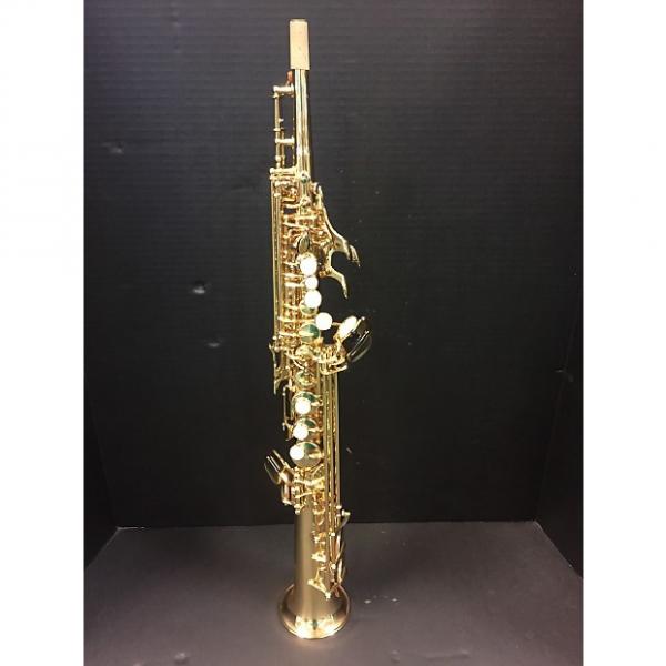 Custom Jupiter JPS-547 Soprano Saxophone C. 2000 Gold Brass #1 image