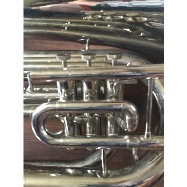 Custom Schiller Marching tuba  2016 Silver #1 image