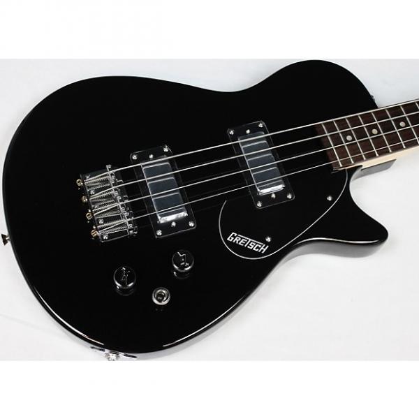 Custom Gretsch G2220 Electromatic Junior Jet II Electric Bass Guitar Gloss Black, NEW! #14845 #1 image