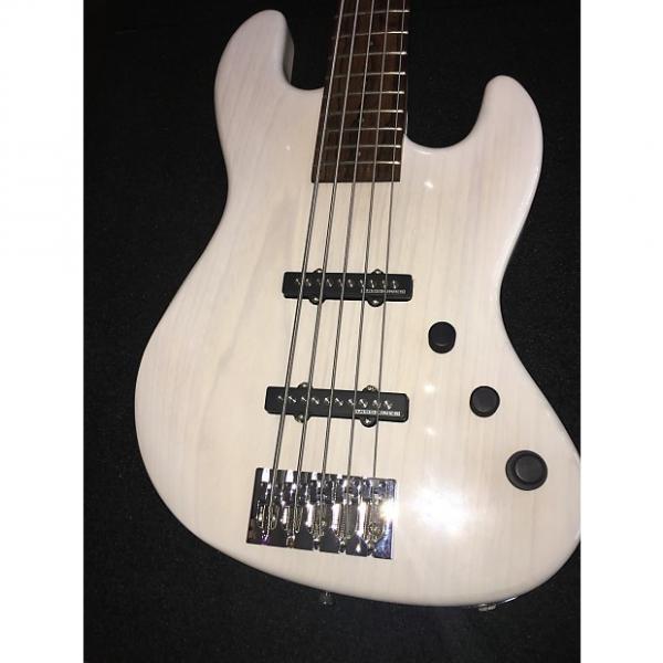Custom Atomic Guitar Works B5 bass 2015 Trans white burst #1 image