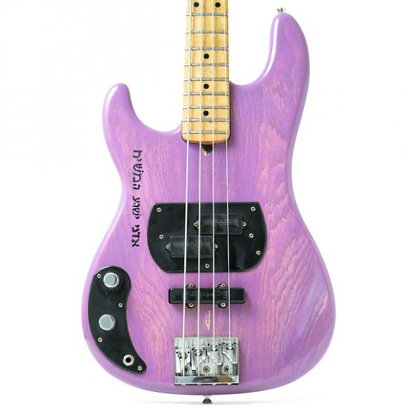 Custom Warmoth  Frankenbass/Parts Bass P/J Style Left-Handed Transparent Purple #1 image