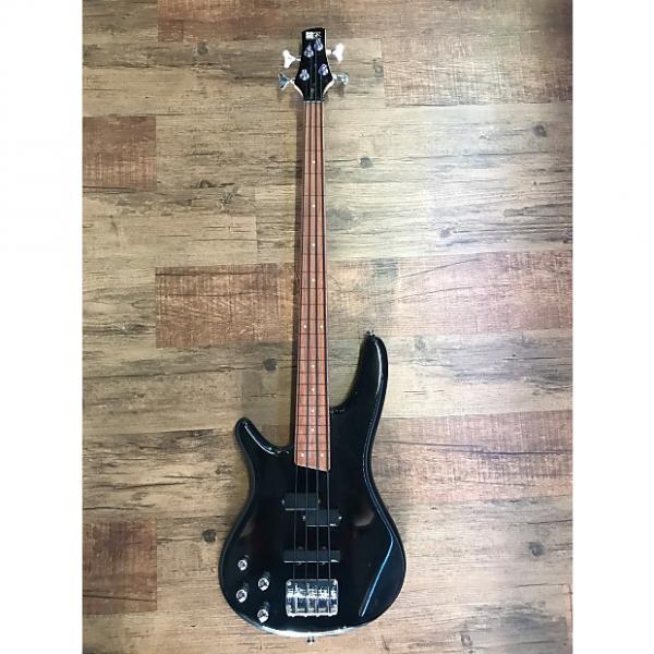 Custom Ibanez SR300DX Bass Guitar Fretless Lefty Black #1 image