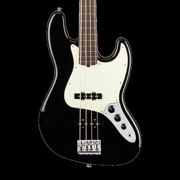 Custom Fender American Professional Jazz Bass Fretless - Black with Case #1 image
