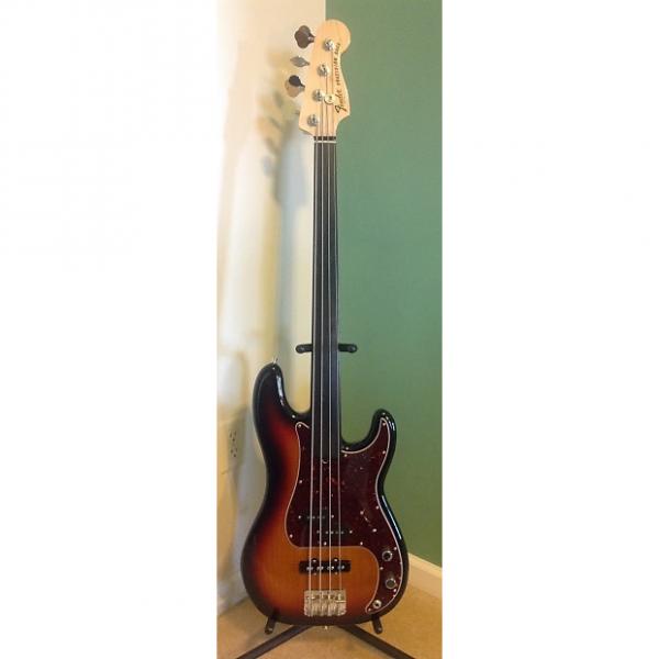 Custom SALE! Fender Tony Franklin Fretless Precision Bass 2015 3 Color Sunburst #1 image