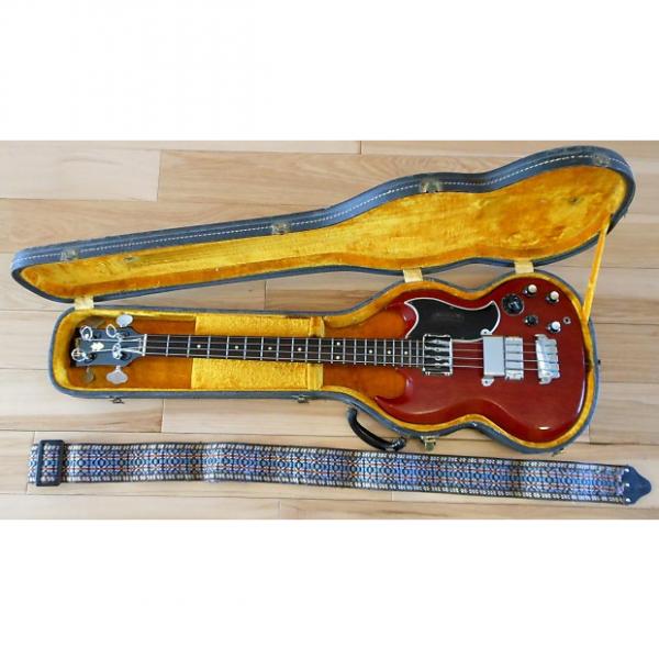 Custom 1961 Gibson EB-3 Cherry Red Bass Guitar #1 image
