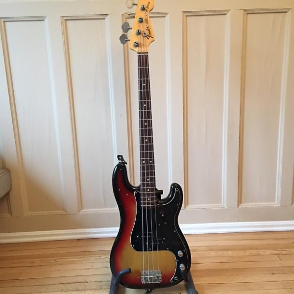Custom Fender Precision Bass 1975   3 Color Sunburst #1 image