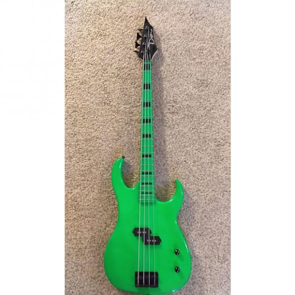 Custom Dean Guitars Custom Zone Bass Nuclear Green #1 image