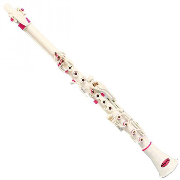 Custom Nuvo Clarineo Clarinet - White/Pink #1 image