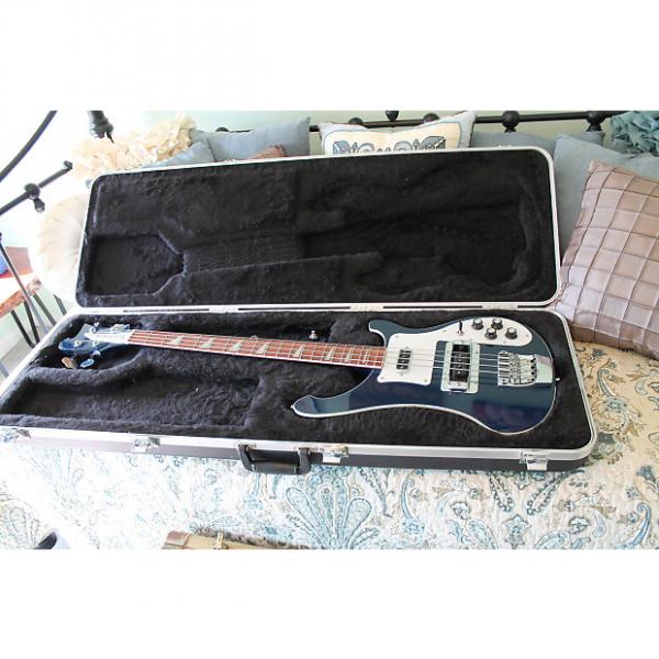 Custom Rickenbacker 4003 BASS 2006 Midnight Blue with case and strap locks Sale Must Sell #1 image
