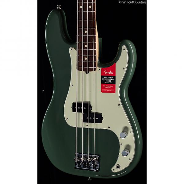 Custom Fender American Pro Professional Precision Bass Antique Olive Rosewood (202) #1 image