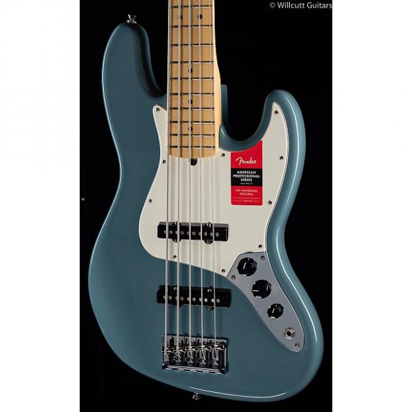 Custom Fender American Pro Professional Jazz Bass V Sonic Grey Maple (061) #1 image