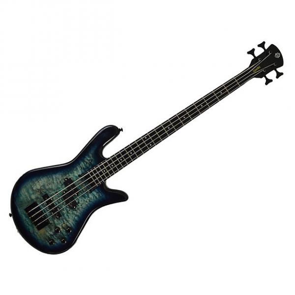 Custom Spector Legend4 Neck-Thru 4-String Electric Guitar P/J Pickups Faded Blue Gloss #1 image