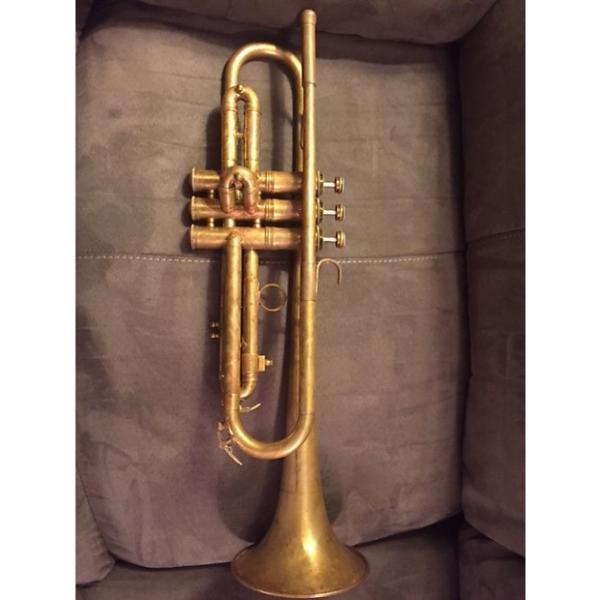 Custom Holton Revelation Model 48 1946 Raw Brass Trumpet #1 image