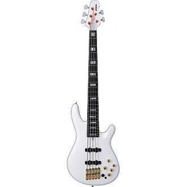 Custom Yamaha BBNE2 WH 5-String Bass Guitar - White #1 image