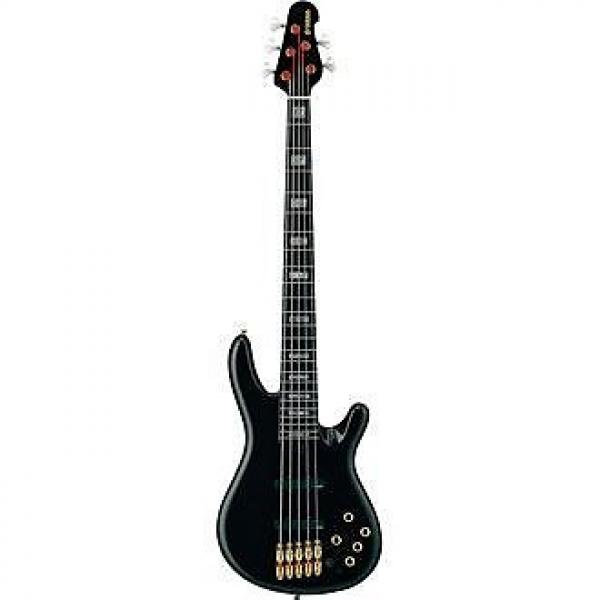 Custom Yamaha BBNE2 BL 5-String Bass Guitar - Black #1 image
