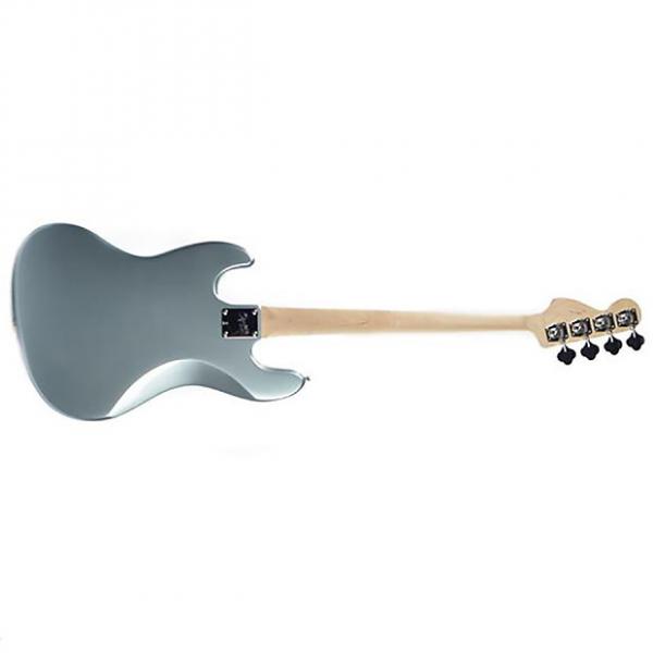 Custom Fender Squier Affinity Jazz Bass RW Fingerboard Slick Silver Electric Guitar DEMO #1 image