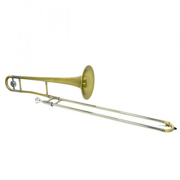 Custom Schiller Studio Tenor Trombone - Brushed Gold #1 image