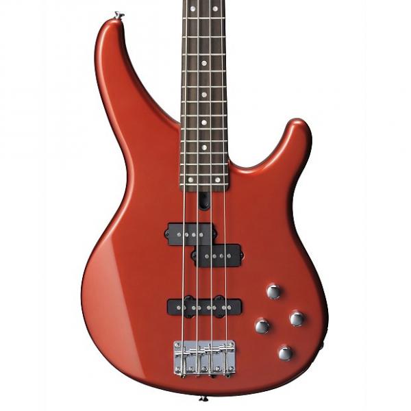 Custom Yamaha TRBX204 Electric Bass, Bright Red Metallic #1 image