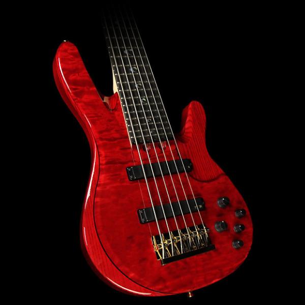 Custom Yamaha TRBJP2 John Patitucci Signature Electric Bass Guitar Translucent Dark Red #1 image