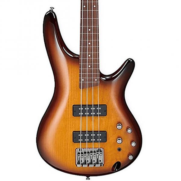 Custom Ibanez SR370EF 4 String Fretless Bass Guitar Brown Burst #1 image
