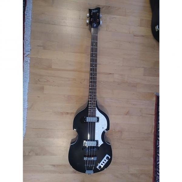 Custom Hofner Beatle Bass, HI-Series, 2011 Black Transparent, w/ Hardshell Case #1 image