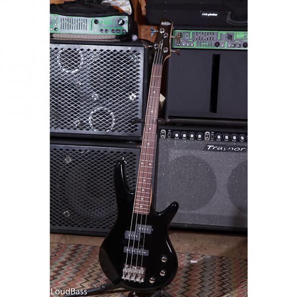 Custom Ibanez GSRM20BK Electric Bass Mikro 2014 Black Short scale bass #1 image