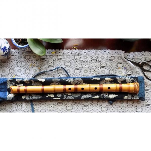 Custom Vintage Shakuhachi with Carry Bag and Instruction Book #1 image