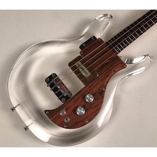Custom 1970 Ampeg Dan Armstrong Lucite Bass owned by Jim Ellison of Material Issue #1 image