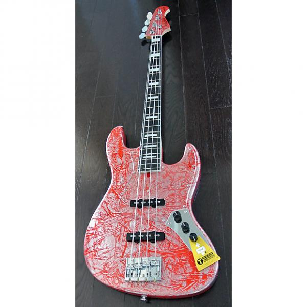 Custom Bacchus Handmade Japan Series - WOODLINE DX4/E In Limited Wrap Red Finish - Very Rare - NEW #1 image