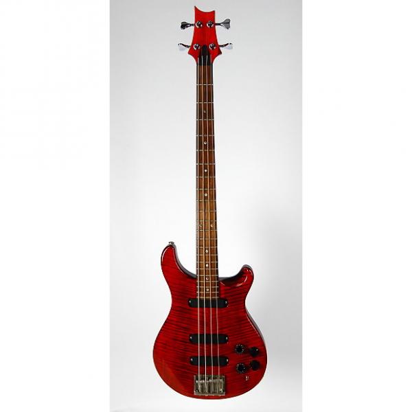 Custom PRS Bass 4 w/ HSC 1989 Flame Red #1 image