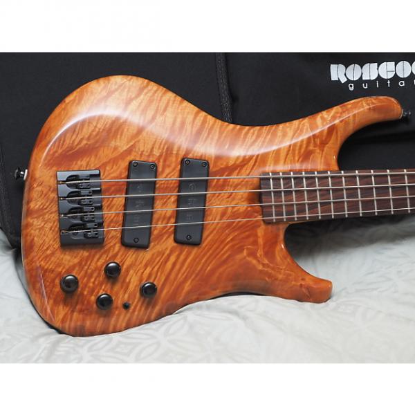 Custom Roscoe LG3000 Exhibition Grade Quilted Maple Top w/ Cocobolo board #1 image