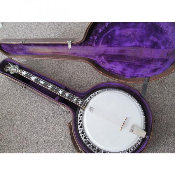 Custom Chevin Nilmelior tenor banjo (Tsumura collection) c.1930 brown (maple) #1 image