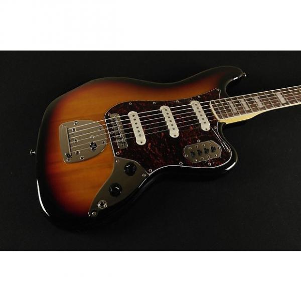Custom Squier by Fender Vintage Modified Bass VI - 3-Tone Sunburst 4473 #1 image
