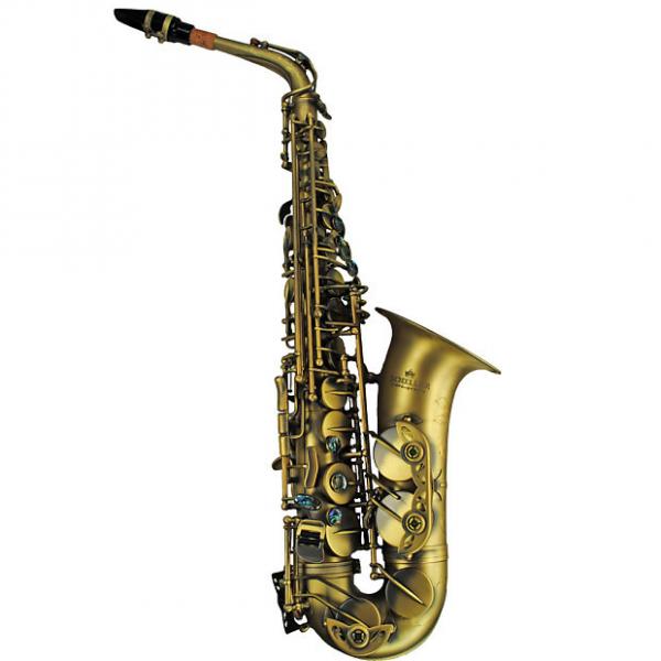 Custom Schiller Elite V Luxus Vintage Alto Saxophone - Antique Gold #1 image