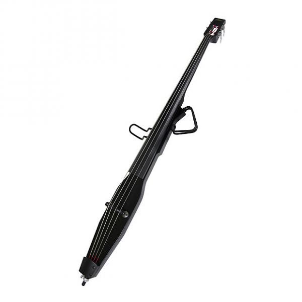 Custom Barcelona 3/4-Size Upright Electric Double Bass - Black #1 image