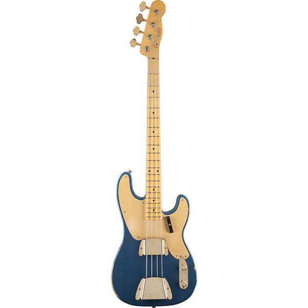 Custom Fender Custom Shop 1951 Relic Precision Bass - Aged Lake Placid Blue1502202802 #1 image