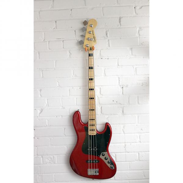 Custom Squier Vintage Modified Jazz Bass 20?? Candy Apple Red #1 image