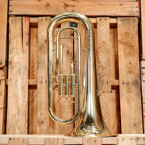 Custom Yamaha YEP-201 Standard Euphonium Outfit *Rental Inventory Closeout* 2010's Brass Lacquer #1 image