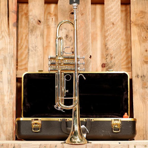 Custom Bach Soloist Student Trumpet Outfit *Rental Inventory Closeout* 2010's Brass Lacquer #1 image