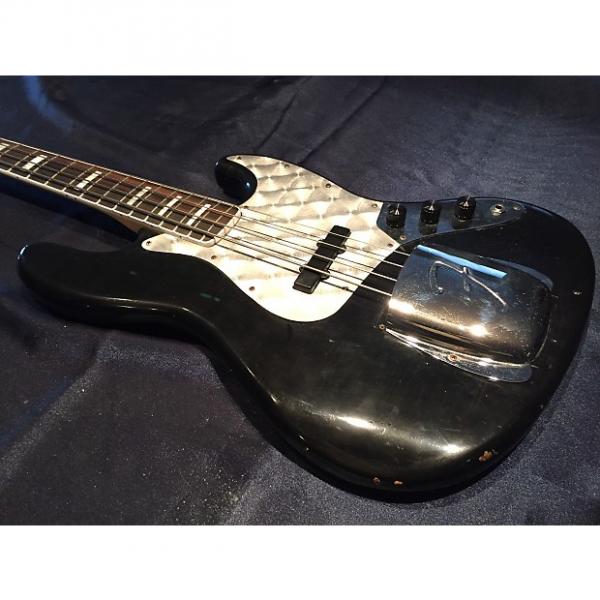 Custom Fender Jazz 1970s Black Relic RatRod Bass #1 image