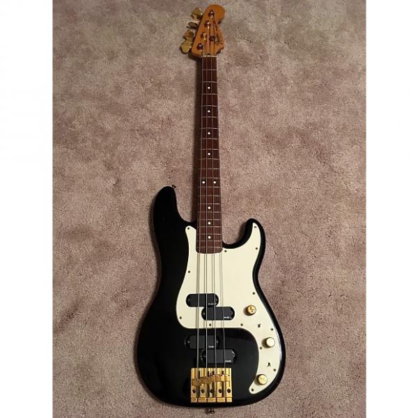 Custom Fender American Precision Elite Gold II Bass with EMG's &amp; Case #1 image