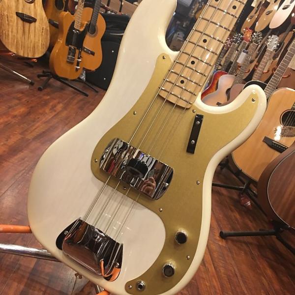 Custom Fender American Vintage '58 Precision Bass White Blonde Maple Fingerboard #1 image