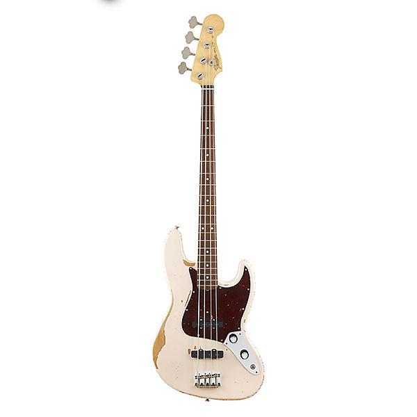 Custom Fender Flea Jazz Bass Rosewood Fingerboard Electric Bass Guitar Shell Pink - 0141020356 #1 image