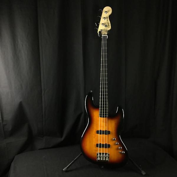Custom Squier Deluxe Jazz Bass IV Active - Manufacturer Refurbished #1 image
