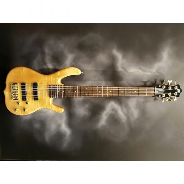 Custom KSD Burner DLX 6 String Bass 2014 Natural #1 image