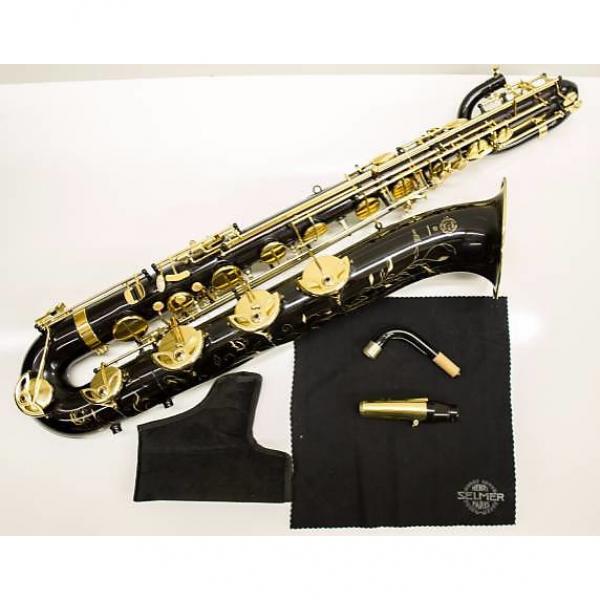 Custom Selmer Selmer Paris Series III Professional Model 66AFJBL Baritone Saxophone black and yellow brass #1 image